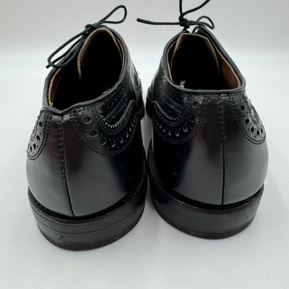 Allen Edmonds McAllister Wingtip Oxford Dress Shoes Black Mens Size 8D